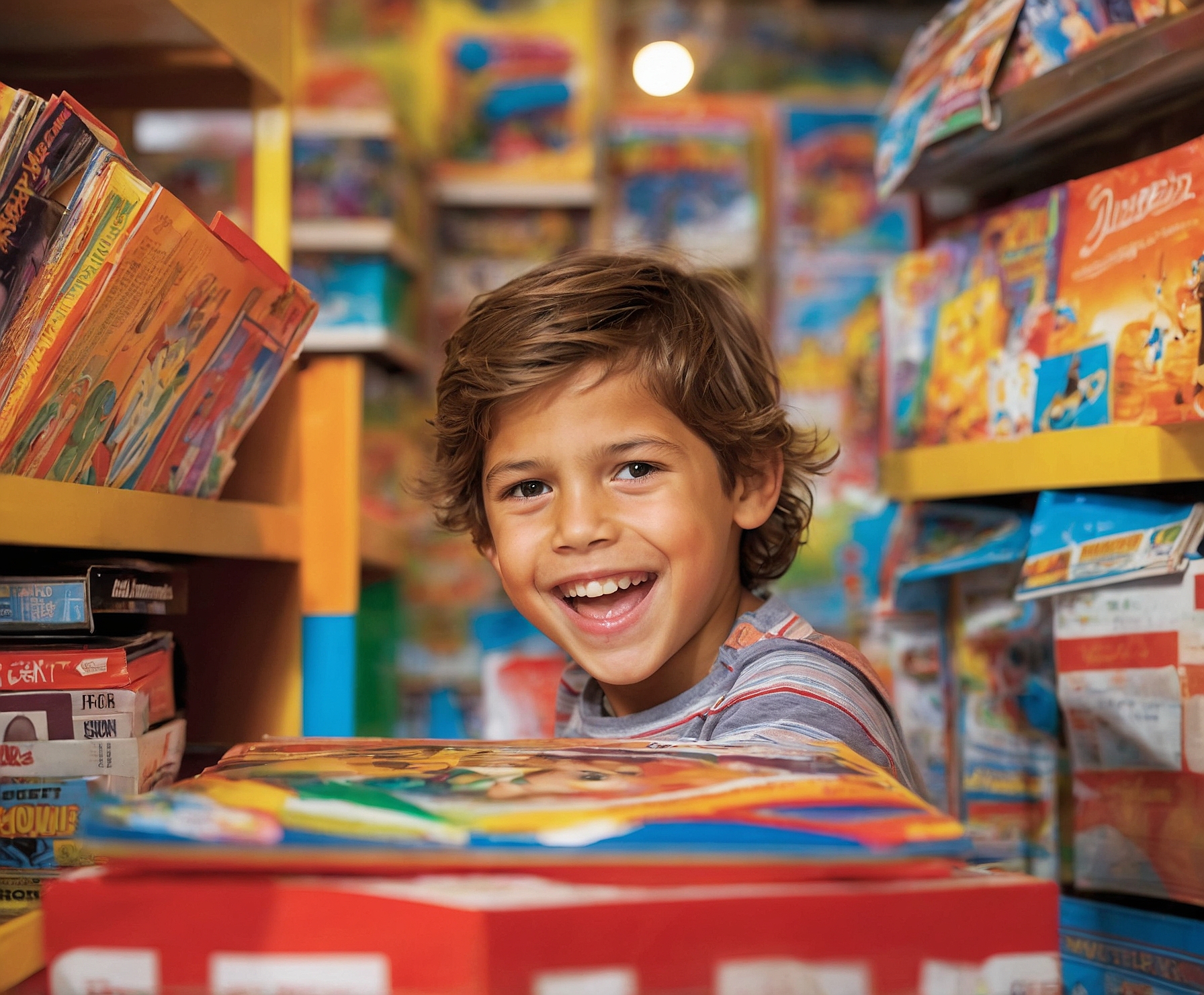 Revistas y juguetes divertidos para el hogar