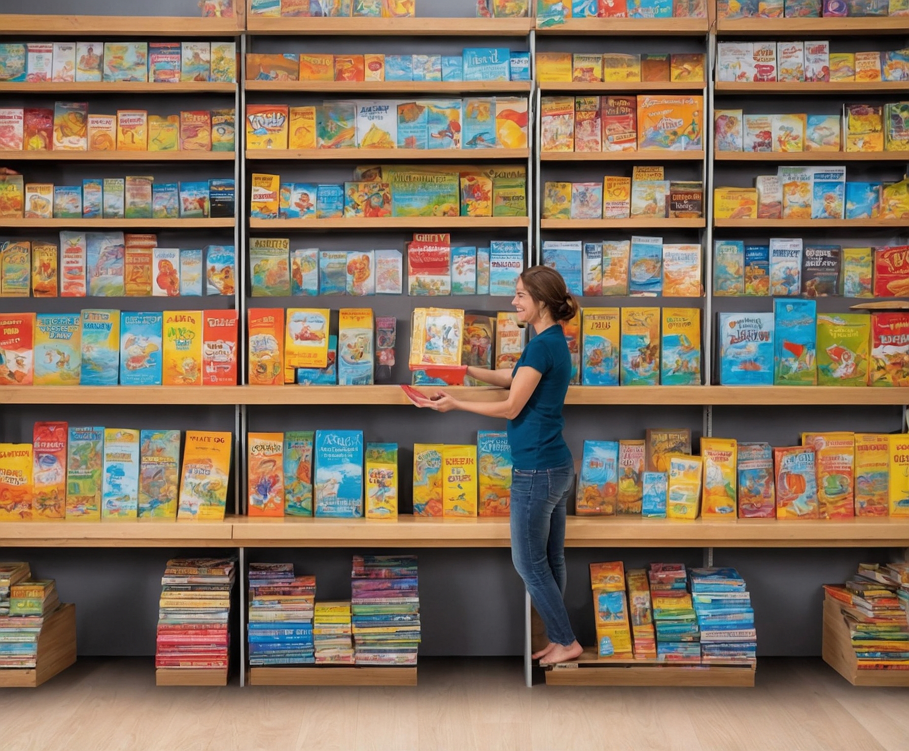Éxito en ventas de hogar, libros y juguetes